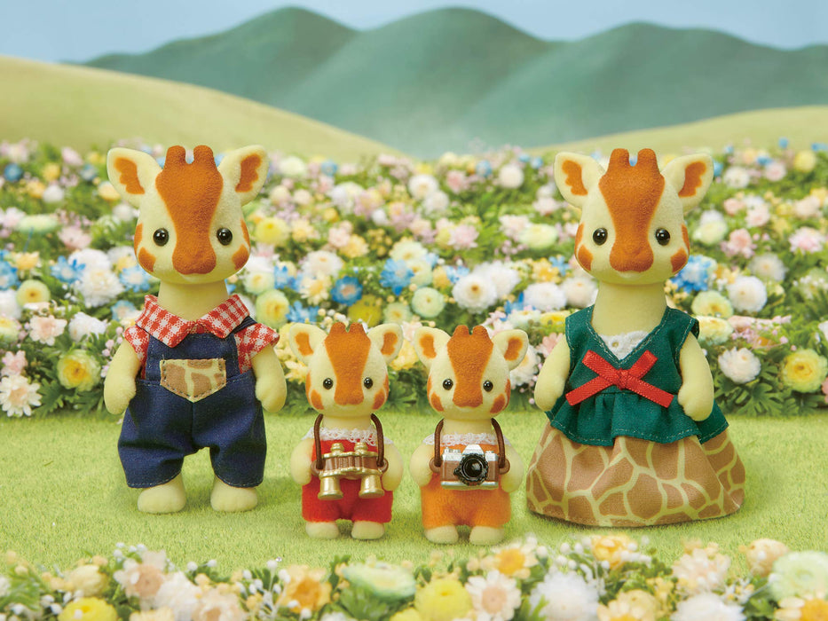 Epoch Sylvanian Families Giraffe Family Toy Dollhouse FS-40 for Ages 3 and Up- Japan Figure Store - #1 Bring To You The Best Japanese Goods