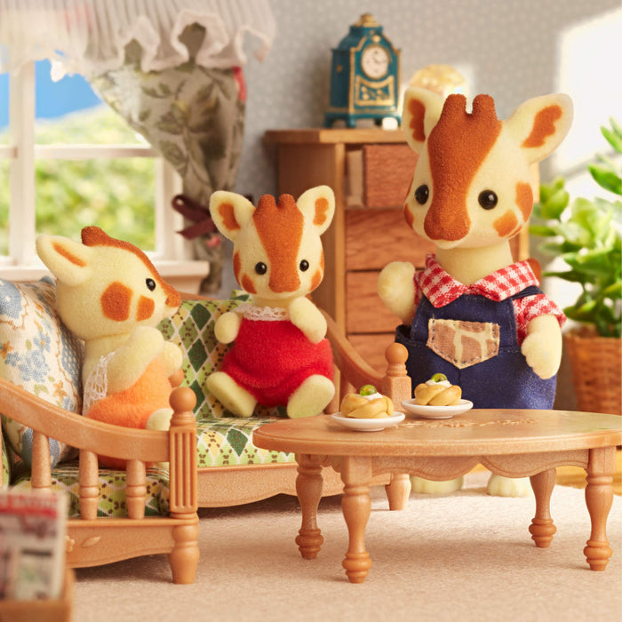 Epoch Sylvanian Families Giraffe Family Toy Dollhouse FS-40 for Ages 3 and Up- Japan Figure Store - #1 Bring To You The Best Japanese Goods