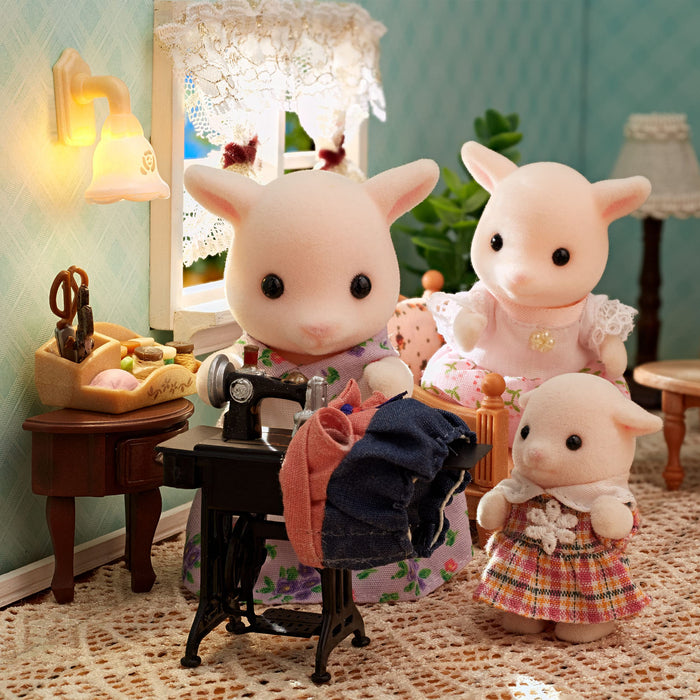 Epoch Sylvanian Families Goat Family Dollhouse Toy St Mark Certified for 3 Years and Up- Japan Figure Store - #1 Bring To You The Best Japanese Goods