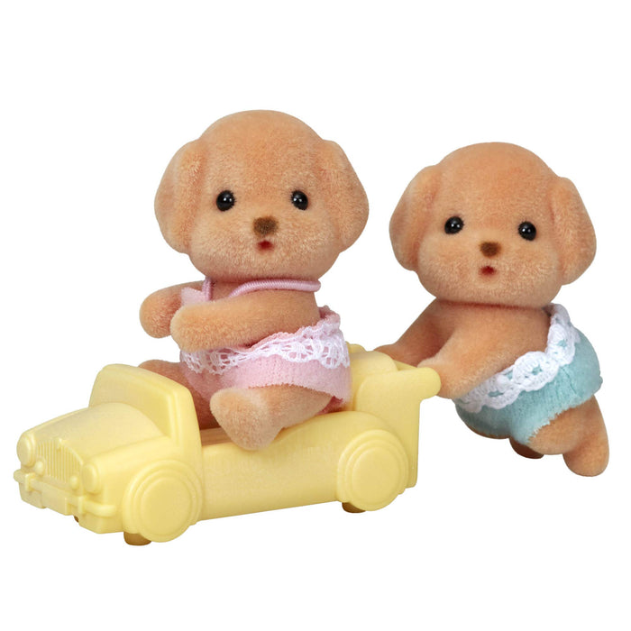 Epoch Sylvanian Families Toy Poodle Twins Dollhouse For Ages 3+ I-115- Japan Figure Store - #1 Bring To You The Best Japanese Goods