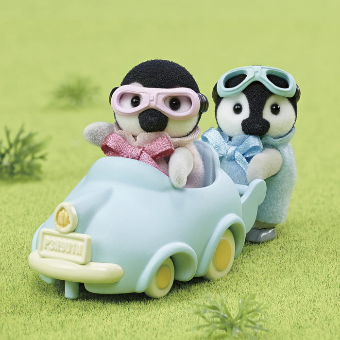 Epoch Sylvanian Families Penguin Baby Cart Doll & Furniture Set Age 3+ Toy- Japan Figure Store - #1 Bring To You The Best Japanese Goods