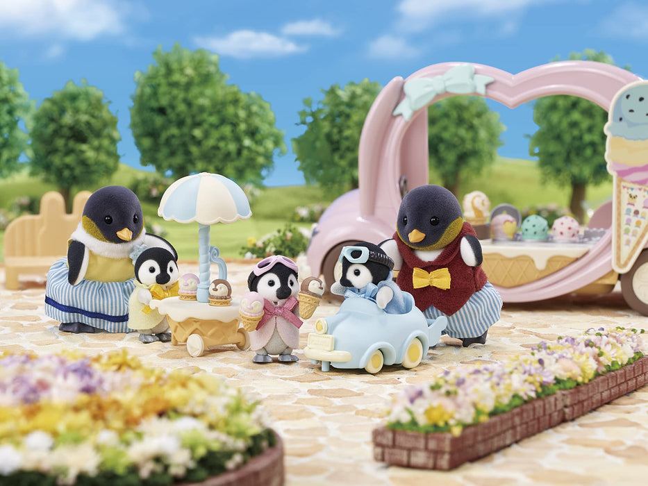 Epoch Sylvanian Families Penguin Baby Cart Doll & Furniture Set Age 3+ Toy- Japan Figure Store - #1 Bring To You The Best Japanese Goods