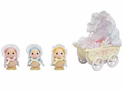 Sylvanian Families Duck Triplets Pram Set C-63 W/ Tracking- Japan Figure Store - #1 Bring To You The Best Japanese Goods