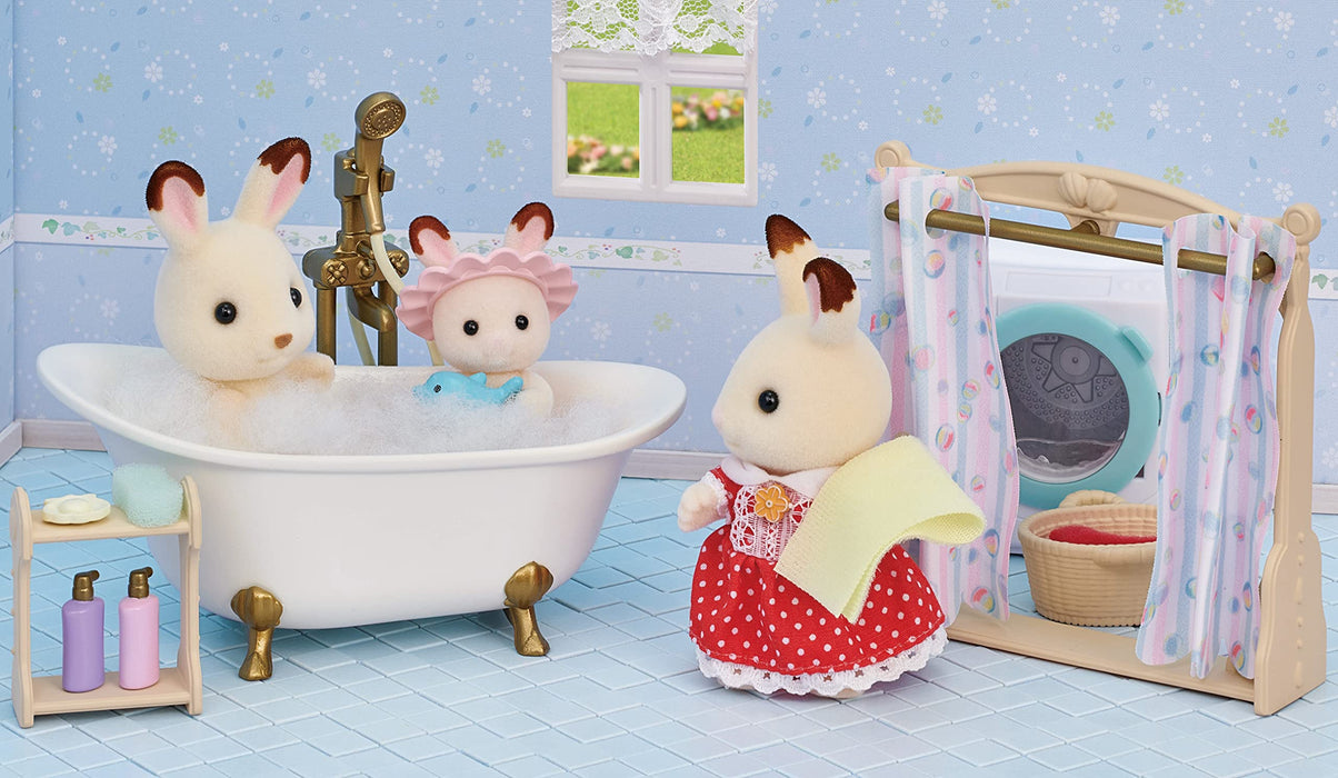 Epoch Sylvanian Families Bath/Shower Set - Ka-628 St Mark Certified Dollhouse Toy for Ages 3+- Japan Figure Store - #1 Bring To You The Best Japanese Goods