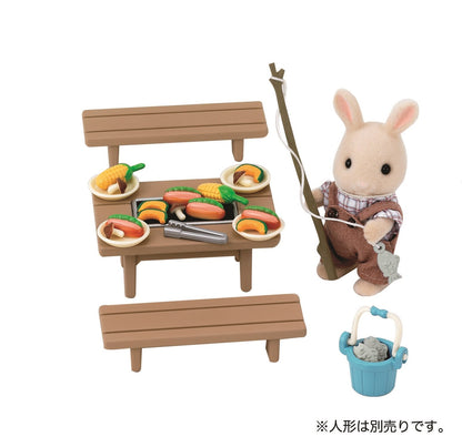 Epoch Sylvanian Families Barbecue Set Certified Toy Dollhouse for Ages 3+- Japan Figure Store - #1 Bring To You The Best Japanese Goods