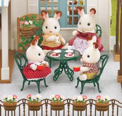 Epoch Sylvanian Families Garden Table Chair Set St Mark Certified Toy Dollhouse for Ages 3+- Japan Figure Store - #1 Bring To You The Best Japanese Goods