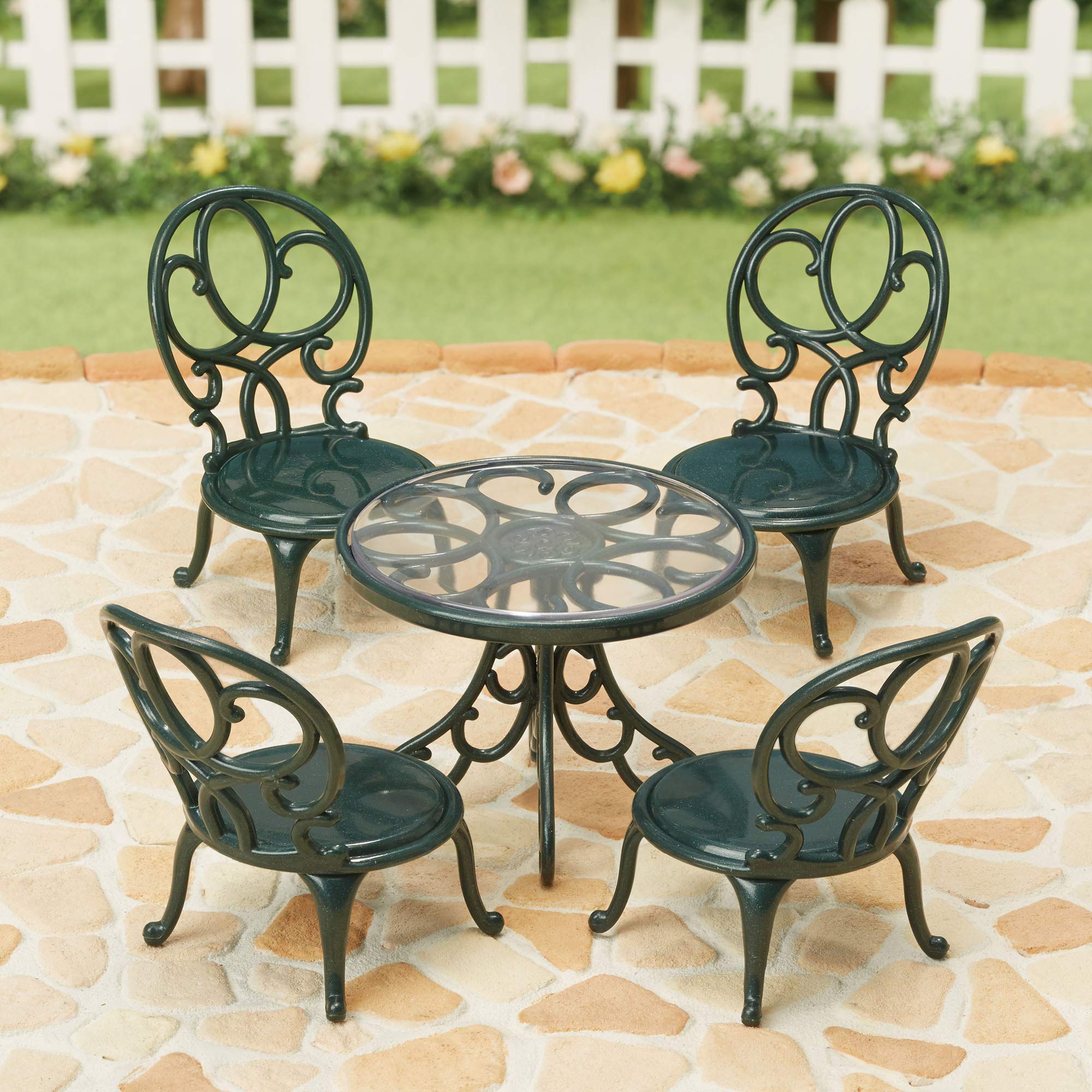 Epoch Sylvanian Families Garden Table Chair Set St Mark Certified Toy Dollhouse for Ages 3+- Japan Figure Store - #1 Bring To You The Best Japanese Goods