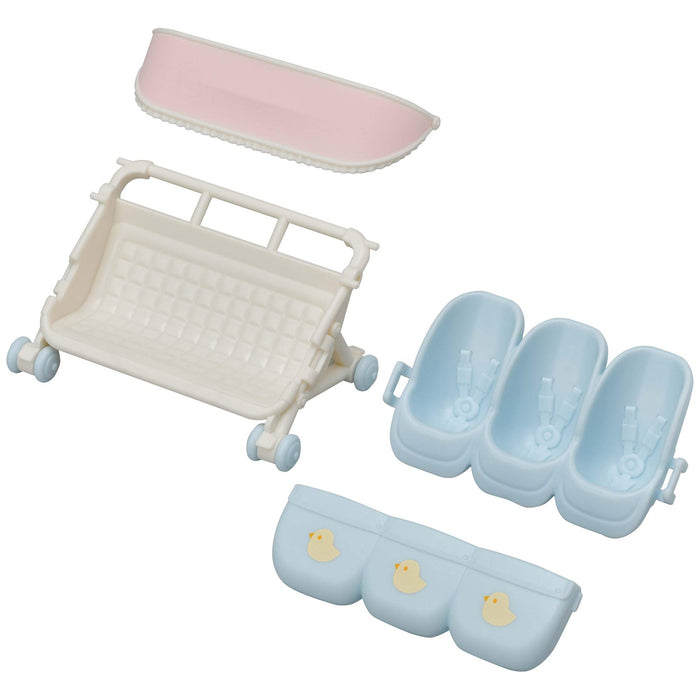 Epoch Sylvanian Families Mitsugo-Chan Stroller Age 3+ Dollhouse Toy Car-217- Japan Figure Store - #1 Bring To You The Best Japanese Goods