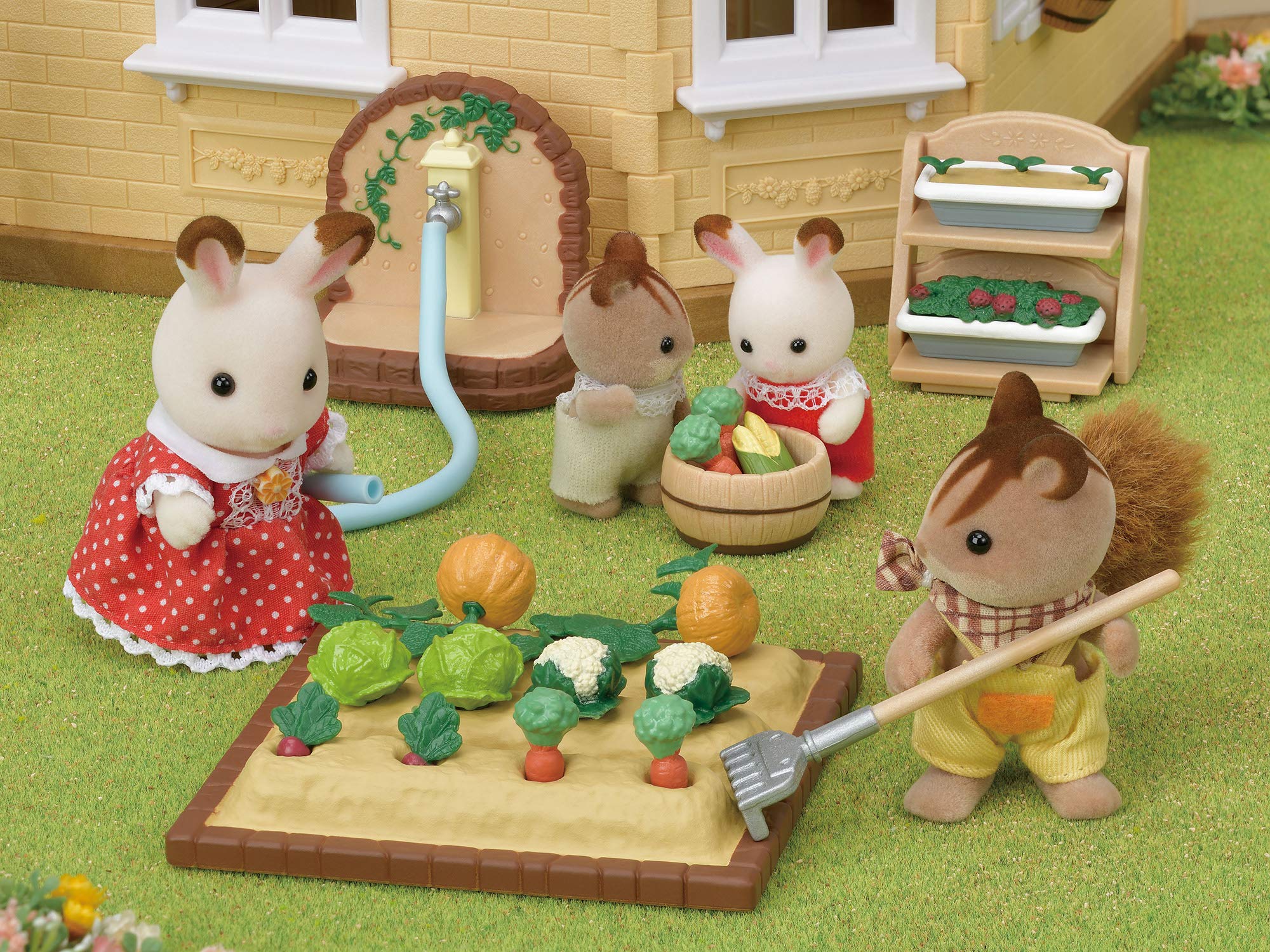 Epoch Sylvanian Families Vegetable Making Set Ka-616 Toy Dollhouse for Ages 3+- Japan Figure Store - #1 Bring To You The Best Japanese Goods