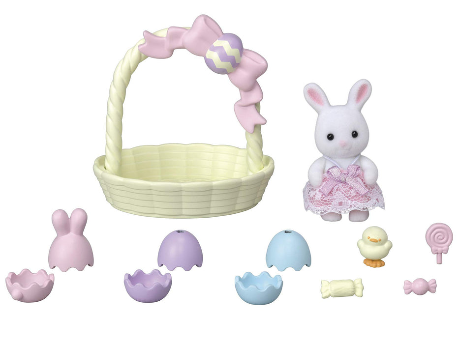 Epoch Sylvanian Families White Rabbit's Easter Set Seasonal Toy Dollhouse for Ages 3+- Japan Figure Store - #1 Bring To You The Best Japanese Goods