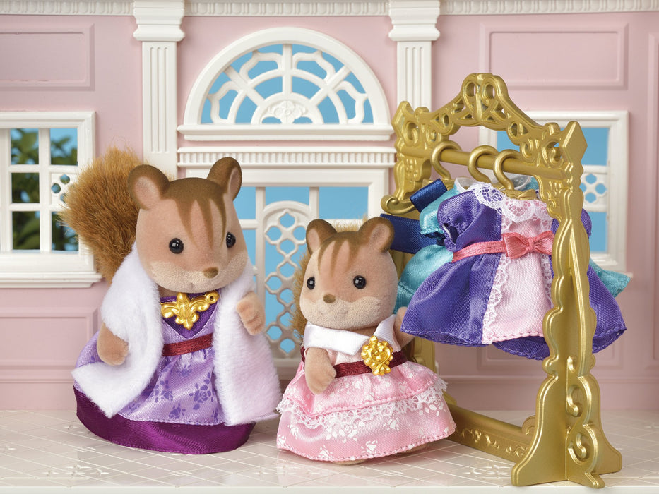 Epoch Sylvanian Families Town Dress Up Set TD-02 Purple & Pink Age 3+ Toy Dollhouse- Japan Figure Store - #1 Bring To You The Best Japanese Goods