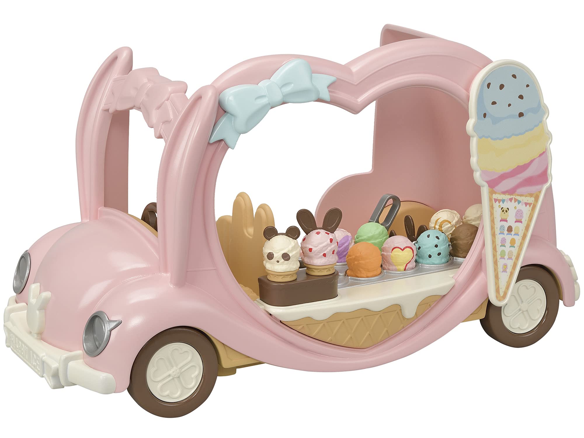 Epoch Sylvanian Families Yuenchi Omiseyasan Mi-89 Ice Cream Wagon- Japan Figure Store - #1 Bring To You The Best Japanese Goods