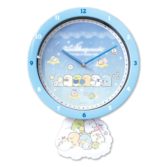 T'S Factory Swing Clock Sumikko Gurashi A Walk In Starry Sky- Japan Figure Store - #1 Bring To You The Best Japanese Goods
