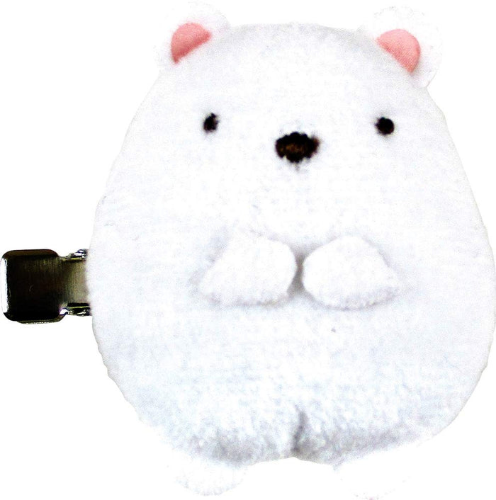 Ts Factory Sg-5537296Si Hair Clip Sumikko Gurashi Shirokuma Mascot Left- Japan Figure Store - #1 Bring To You The Best Japanese Goods