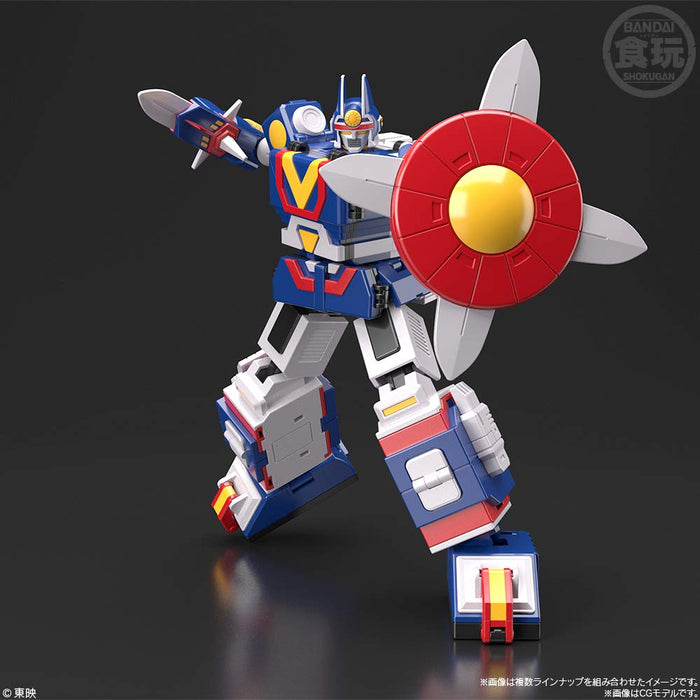 BANDAI CANDY Taiyo Gattai World'S Super Mini-Pla Sun Vulcan 1 Box 2 Pcs Set- Japan Figure Store - #1 Bring To You The Best Japanese Goods