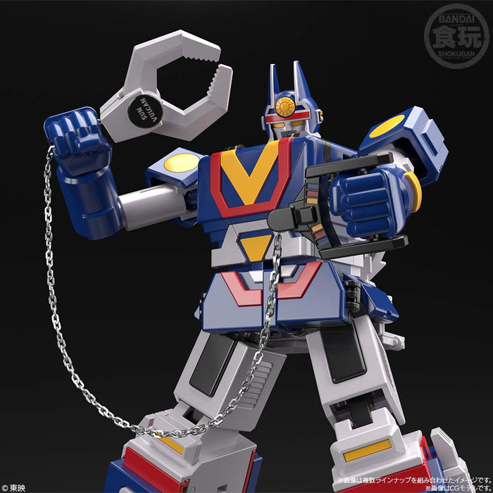 BANDAI CANDY Taiyo Gattai World'S Super Mini-Pla Sun Vulcan 1 Box 2 Pcs Set- Japan Figure Store - #1 Bring To You The Best Japanese Goods