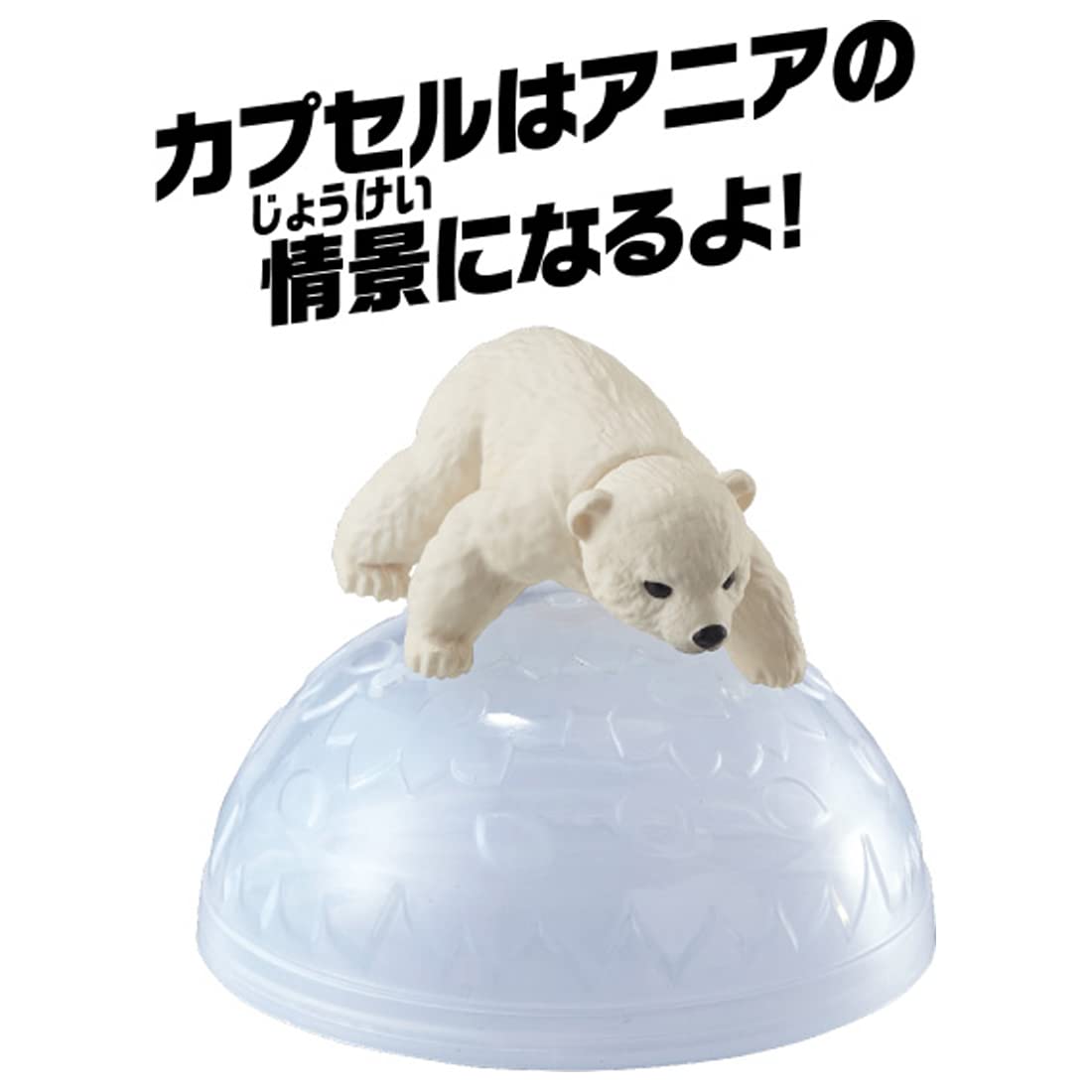 Takara Tomy Ania AC-10 Polar Bear Toy Ideal Dinosaur Toy for Children Ages 3+- Japan Figure Store - #1 Bring To You The Best Japanese Goods