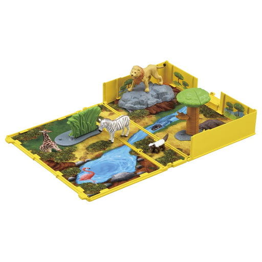 Takara Tomy Ania Savanna Life Set Dinosaur & Animal Toy for Ages 3+- Japan Figure Store - #1 Bring To You The Best Japanese Goods