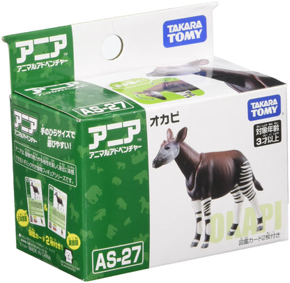 TAKARA TOMY As-27 Animal Adventure Okapi Figure- Japan Figure Store - #1 Bring To You The Best Japanese Goods