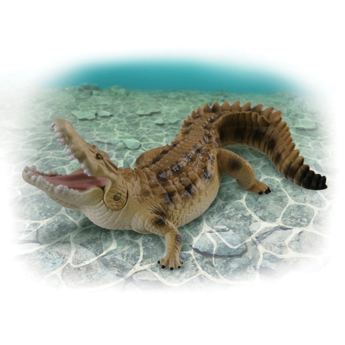 TAKARA TOMY As-32 Animal Adventure Saltwater Crocodile Figure- Japan Figure Store - #1 Bring To You The Best Japanese Goods