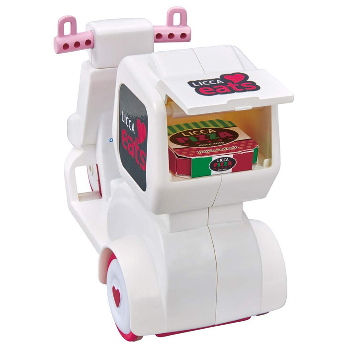 TAKARA TOMY Licca Doll Licca-Chan Eats Delivery Scooter- Japan Figure Store - #1 Bring To You The Best Japanese Goods