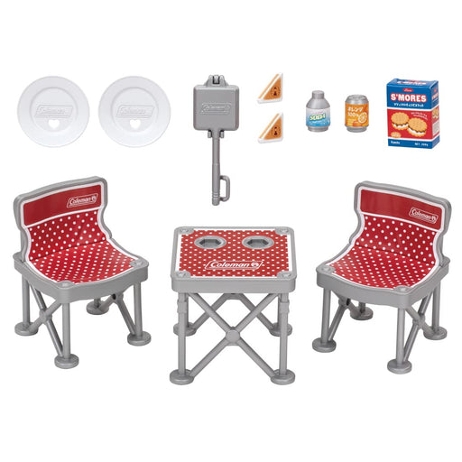 Takara Tomy Licca-Chan LF-09 Camping Set Coleman Collab Play Table & Chair Toy for Age 3+- Japan Figure Store - #1 Bring To You The Best Japanese Goods