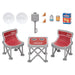 Takara Tomy Licca-Chan LF-09 Camping Set Coleman Collab Play Table & Chair Toy for Age 3+- Japan Figure Store - #1 Bring To You The Best Japanese Goods