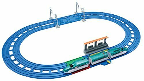 Takara Tomy Plarail Closs Lane! Series E5 Shinkansen 'hayabusa' Basic Set- Japan Figure Store - #1 Bring To You The Best Japanese Goods