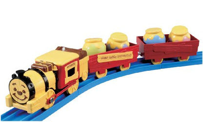 Takara Tomy Plarail Disney Dream Railway Winnie The Pooh Honey Cargo Locomotive- Japan Figure Store - #1 Bring To You The Best Japanese Goods