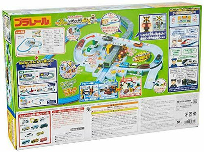 Takara Tomy Plarail Let's Play With Tomica! Railroad Crossing Set- Japan Figure Store - #1 Bring To You The Best Japanese Goods