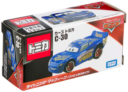 Takara Tomy Tomica C-30 Disney Cars Lightning Mc Queen (Fabulous Type) Disney Car Model- Japan Figure Store - #1 Bring To You The Best Japanese Goods