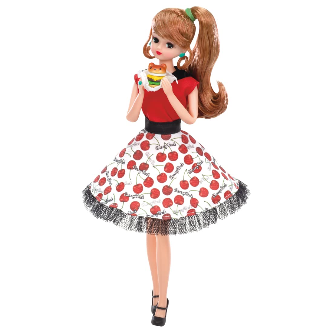 Takara Tomy Licca-Chan Doll #Licca #Rockabilly Cherry Dress Up Doll Pretend Play Toy Age 3 And Up Passed Toy Safety Standards St Mark Certified Licca Takara Tomy- Japan Figure Store - #1 Bring To You The Best Japanese Goods