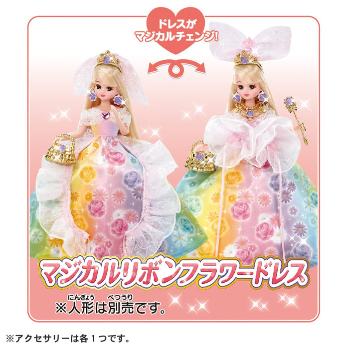 TAKARA TOMY Licca Doll Dream Fantasy Magical Ribbon Flower Dress- Japan Figure Store - #1 Bring To You The Best Japanese Goods