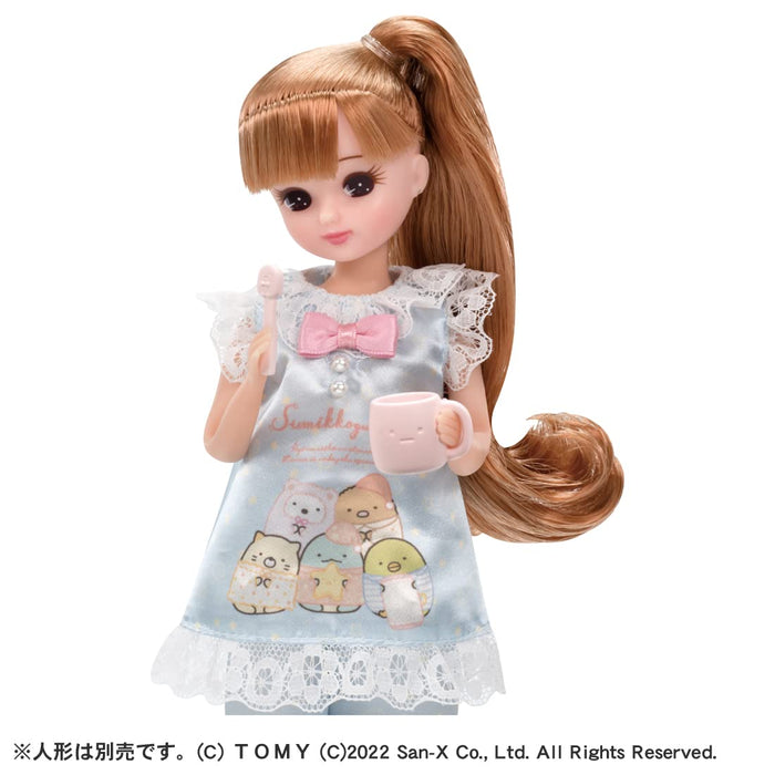 TAKARA TOMY Licca Doll Sumikko Gurashi Pajama Party Outfit Set (Doll is not included)- Japan Figure Store - #1 Bring To You The Best Japanese Goods