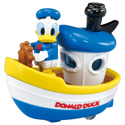 TAKARA TOMY Dream Tomica Ride On Disney Donald Duck & Steamboat- Japan Figure Store - #1 Bring To You The Best Japanese Goods