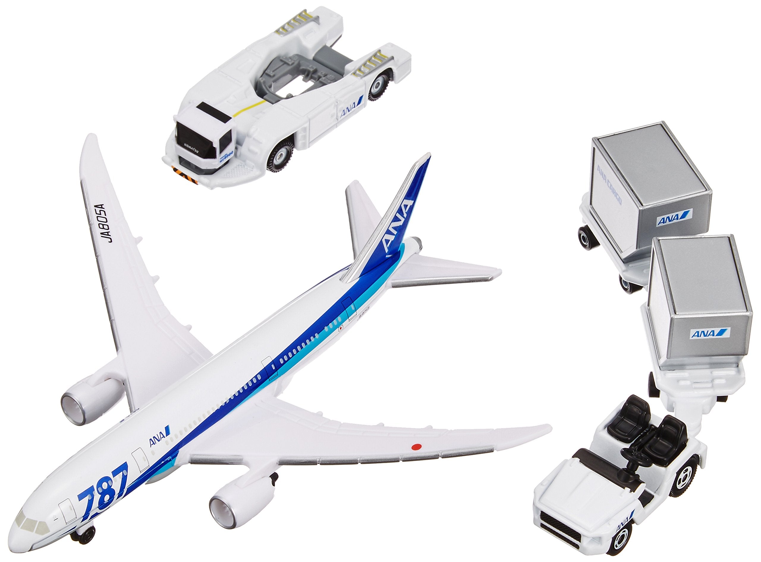 Takara Tomy Tomica 787 Airport Set Ana Japanese Plastic Airport Models Airplane Toys- Japan Figure Store - #1 Bring To You The Best Japanese Goods