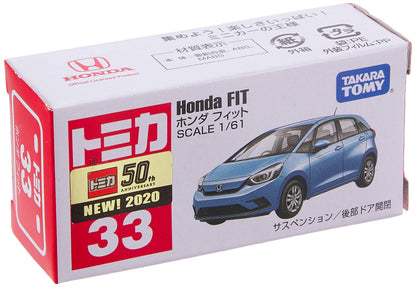 Takara Tomy Tomica 33 Honda Fit 1/61 Japanese Plastic Scale Cars Model Toys- Japan Figure Store - #1 Bring To You The Best Japanese Goods