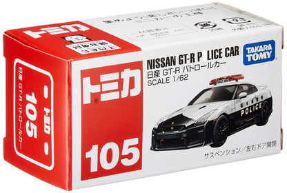 TAKARA TOMY Tomica 105 Nissan Gt-R Police Car 102724- Japan Figure Store - #1 Bring To You The Best Japanese Goods