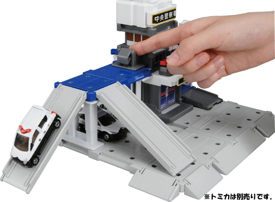 Takara Tomy Tomica World 874386 Tomica Town Build City Police Station Police Car Toys- Japan Figure Store - #1 Bring To You The Best Japanese Goods