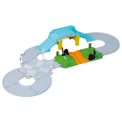 TAKARA TOMY Tomica World Tomica Town Railroad Crossing / Overpass / Intersection Set- Japan Figure Store - #1 Bring To You The Best Japanese Goods