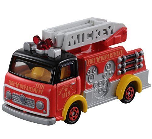 Takara Tomy Tomica Disney Motors Dm-17 Caspals Firetruck Mickey Mouse F/s- Japan Figure Store - #1 Bring To You The Best Japanese Goods