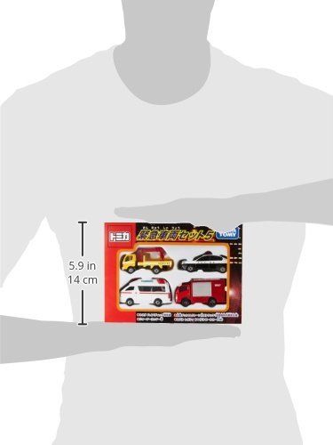Takara Tomy Tomica Emergency Vehicle Set 5 F/s- Japan Figure Store - #1 Bring To You The Best Japanese Goods
