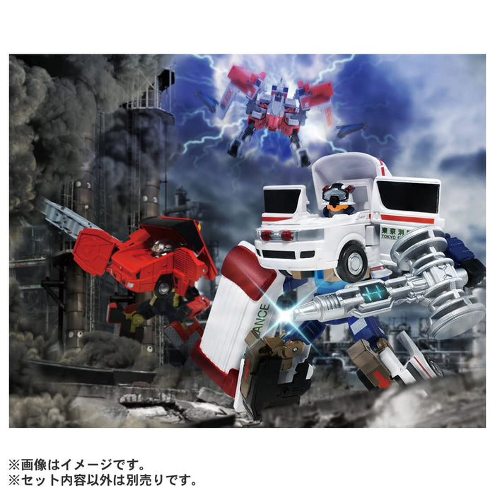 Takara Tomy Tomica Job Labor Jb03 Medi Braver Ambulance Toy 3+- Japan Figure Store - #1 Bring To You The Best Japanese Goods