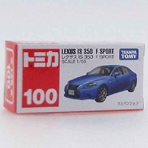 Takara Tomy Tomica No.100 1/65 Scalelexus Is 350 F Sport Box- Japan Figure Store - #1 Bring To You The Best Japanese Goods