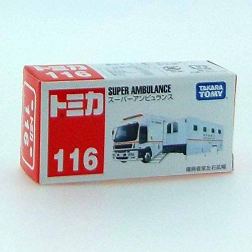 Takara Tomy Tomica No.116 Super Ambulance Box F/s- Japan Figure Store - #1 Bring To You The Best Japanese Goods