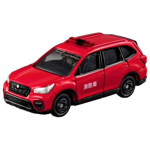 Takara Tomy Tomica No.99 Subaru Forester Fire Command Car Toy 3+- Japan Figure Store - #1 Bring To You The Best Japanese Goods