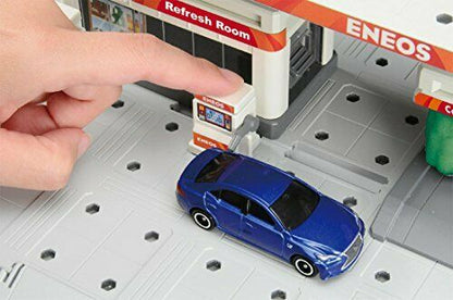Takara Tomy Tomica Town Build City Gas Station Stand Eneos- Japan Figure Store - #1 Bring To You The Best Japanese Goods