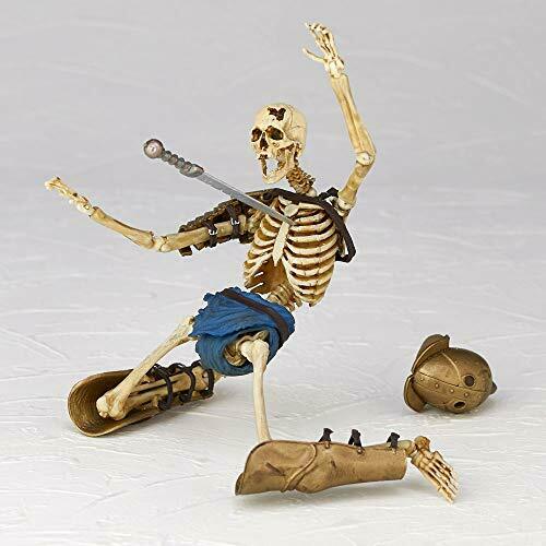 Takeya Jizai Okimono Kt031 Ancient Roma Skeleton Gladiator Secutor Full Color- Japan Figure Store - #1 Bring To You The Best Japanese Goods