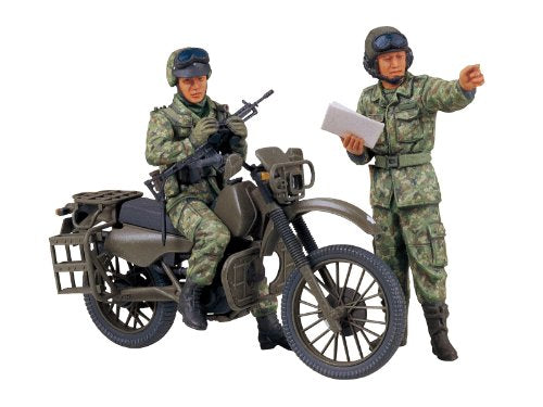 Tamiya 1/35 J.g.s.d.f Motorcycle Reconnaissance Set Model Kit - Japan Figure