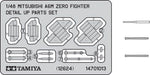 Tamiya 1/48 Mitsubishi A6m Zero Fighter Detail Up Parts Set Kit- Japan Figure Store - #1 Bring To You The Best Japanese Goods